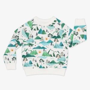 Little Sleepies Mountain Mist Crewneck Sweatshirt 12-18 Months